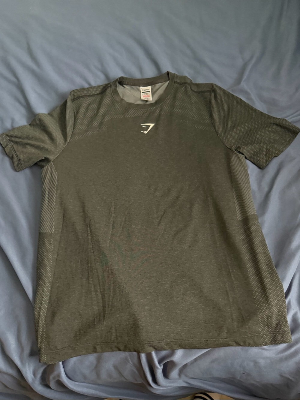 Gymshark Lightweight Seamless T-Shirt - Black/Silhouette Grey